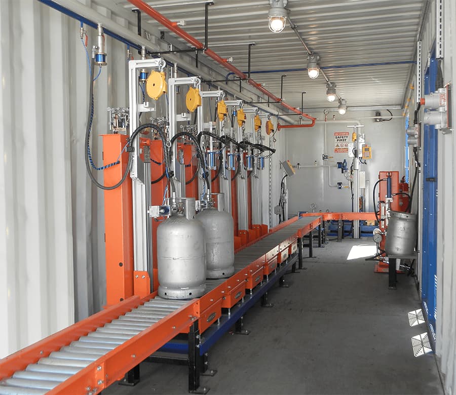EcoFuel Container LPG Cylinder Filling Plant - Efficient and Portable Solutions